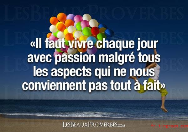 vivre avec passion