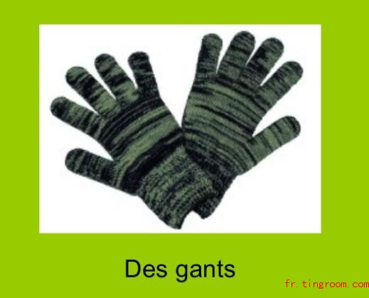 des gants