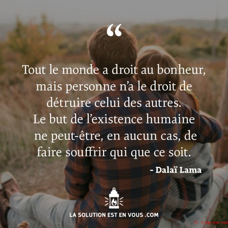 Tout le mo<em></em>nde a  le droit au bonheur