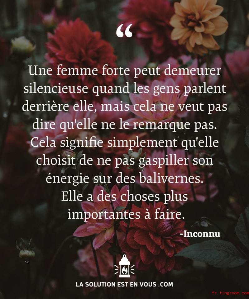 Une femme forte