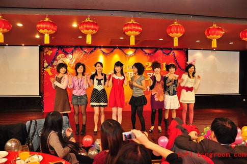 A New Year party held by China.org.cn in January 2010.