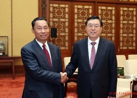 阿语新闻：كبير المشرعين الصينيين يلتقي برئيس برلمان ميانمار