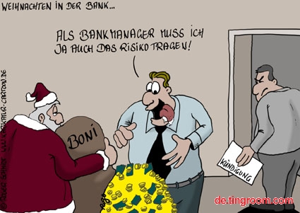Boni für Banker zu Weihnachten